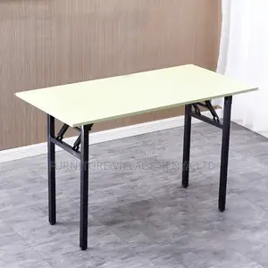 Office Desk;Foldable Office Table With Wooden Surface