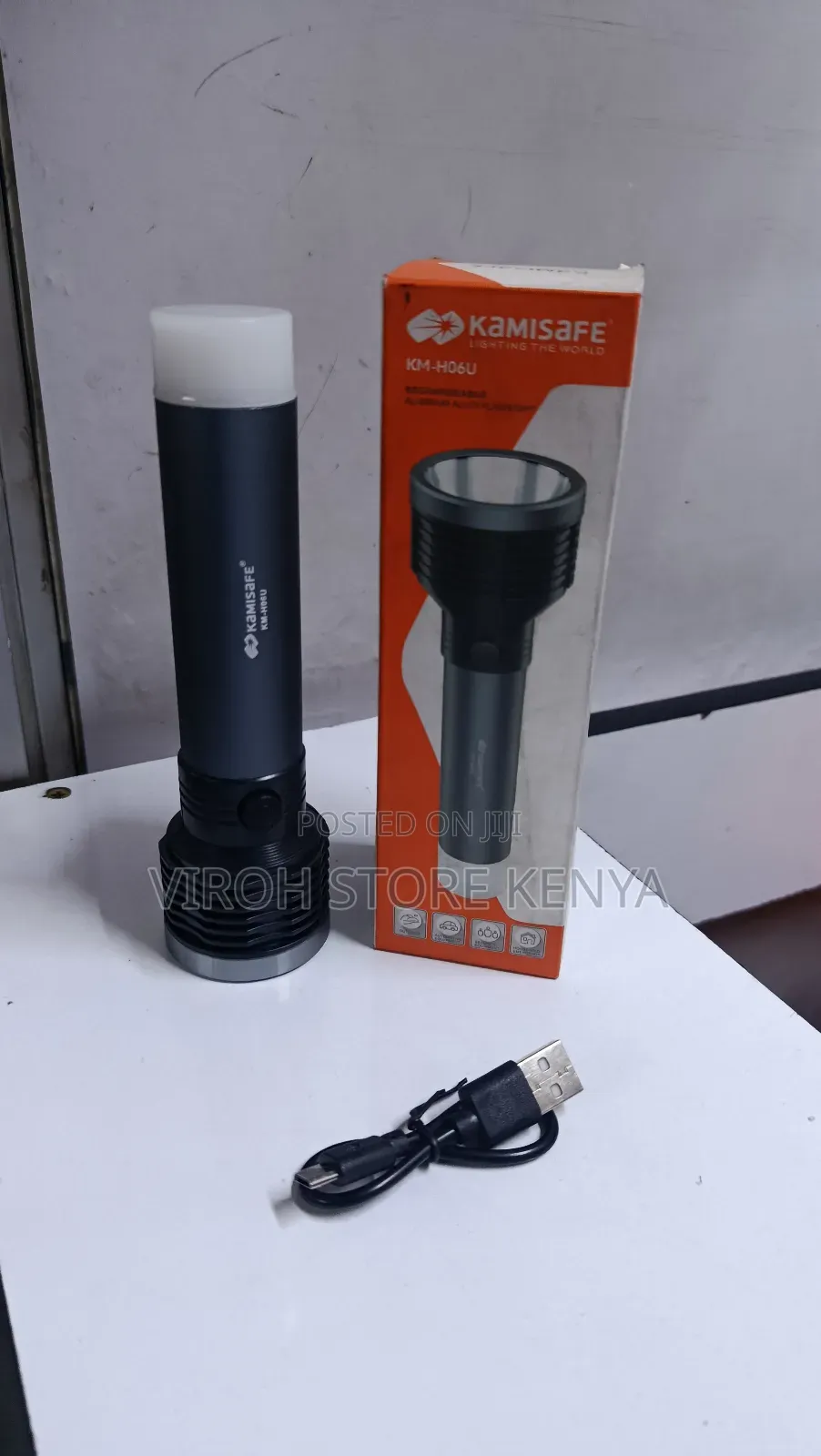 Kamisafe H06u Rechargeable Torch