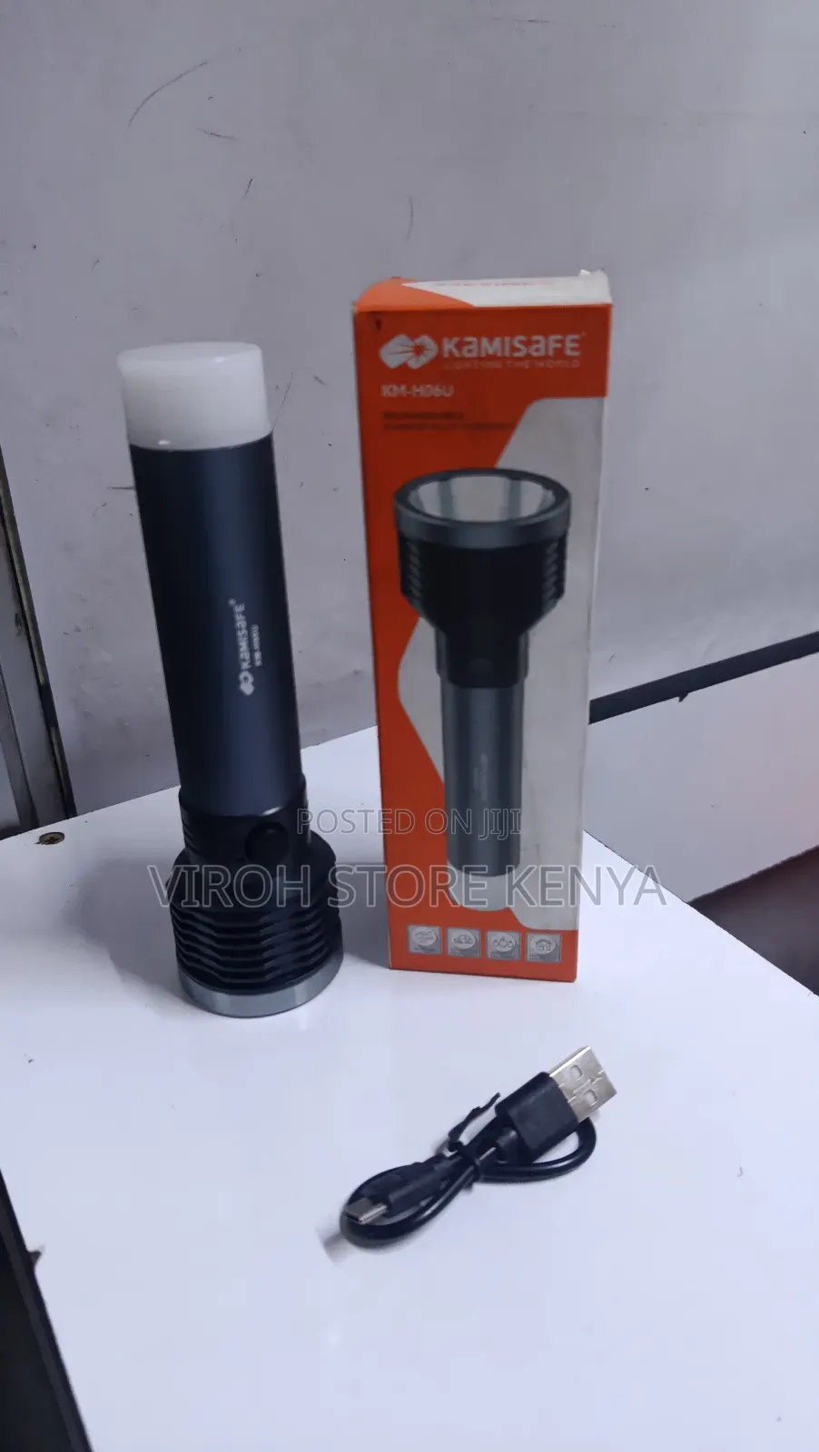 Kamisafe H06u Rechargeable Torch