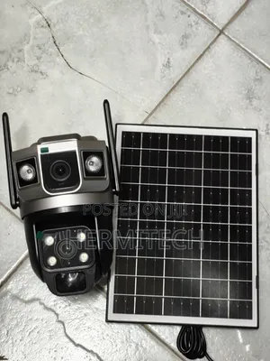 Dual Lens Support Screen Display Outdoor 4g Solar Powered CCTV