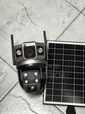 Dual Lens Support Screen Display Outdoor 4g Solar Powered CCTV