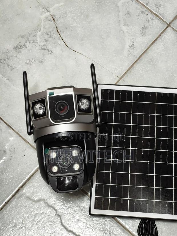 Dual Lens Support Screen Display Outdoor 4g Solar Powered CCTV - thumbnail 2