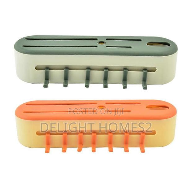 Slot Knives Organizer With 6 Extra Hooks_pa - main view