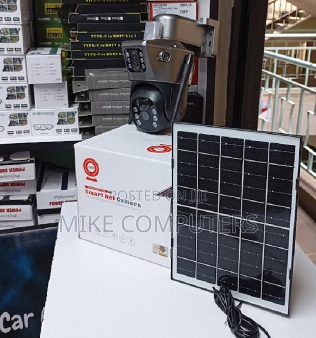 4g Solar CCTV Camera Dual Lens V380|Smart