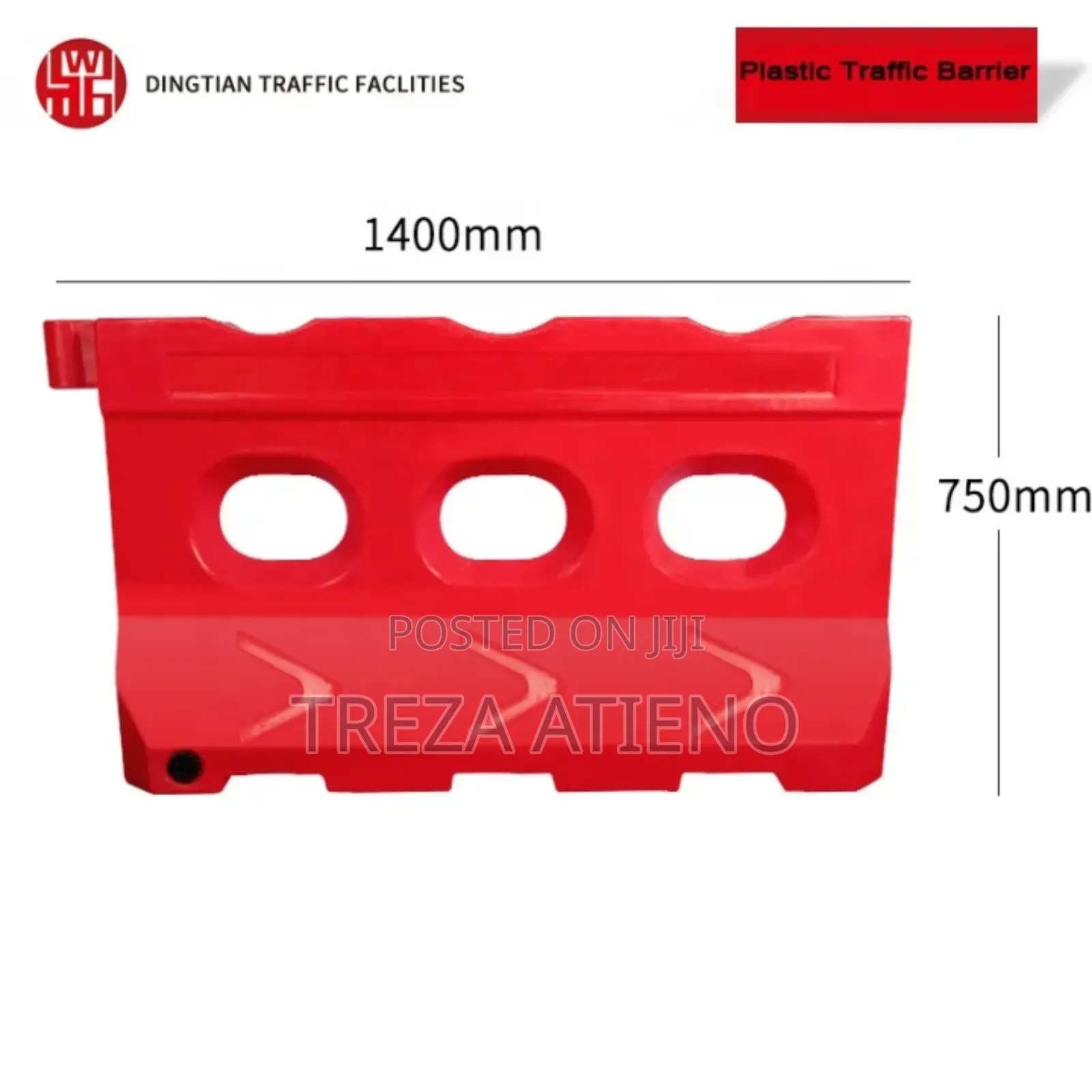 Reflective Traffic Safety Barrier