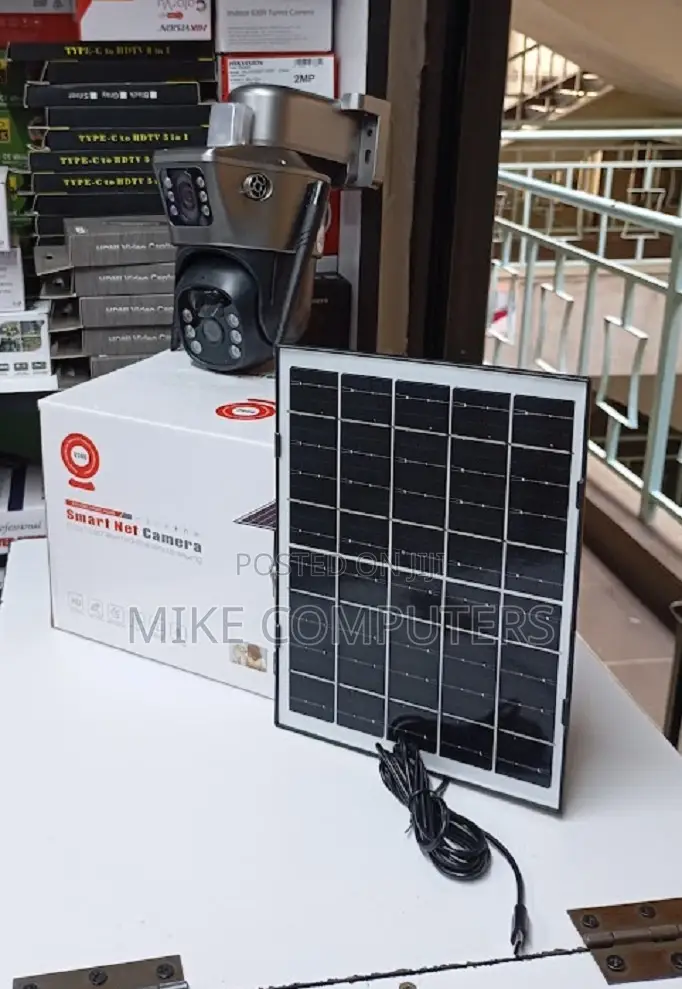 4g Solar CCTV Camera Dual Lens V380|Smart