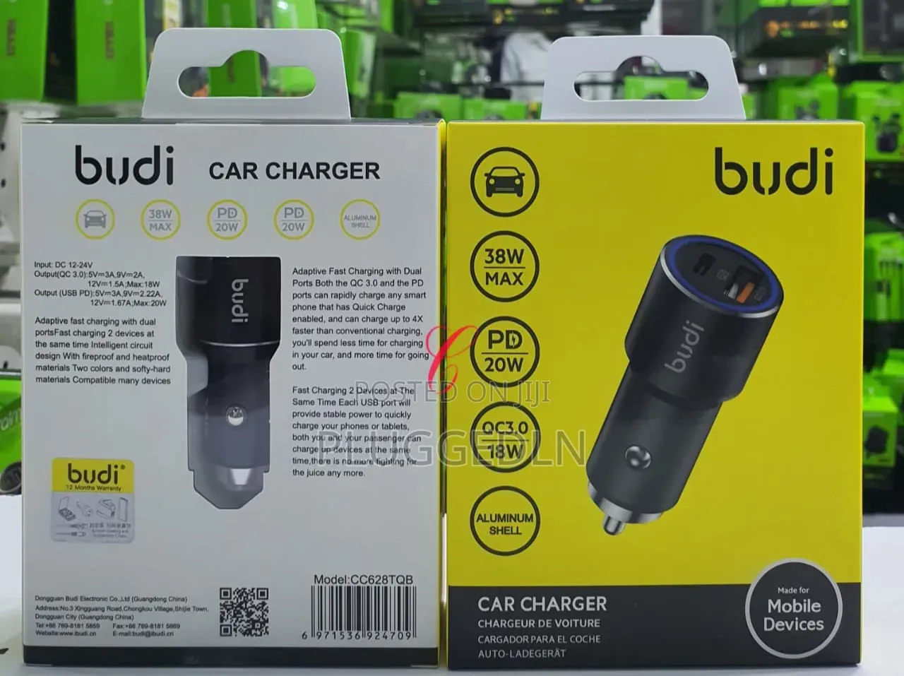 Budi Cc628tqb Car Charger