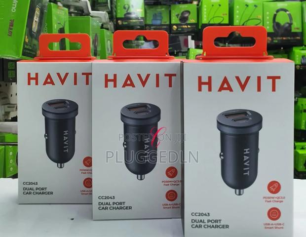 Havit Cc2043 Dual Port Car Charger,