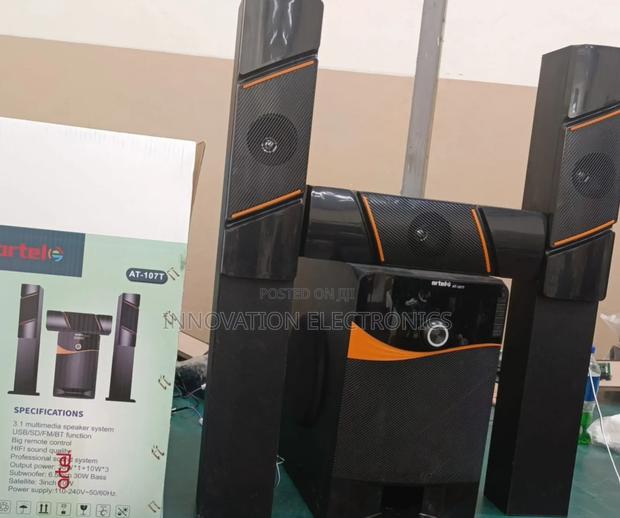 Artel at-107 Tall Boy Multimedia Speaker System