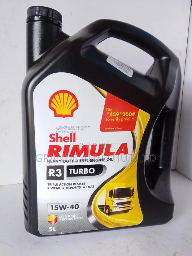 Shell Rimula R3 Turbo 15w-40 Diesel Engine Oil 5l