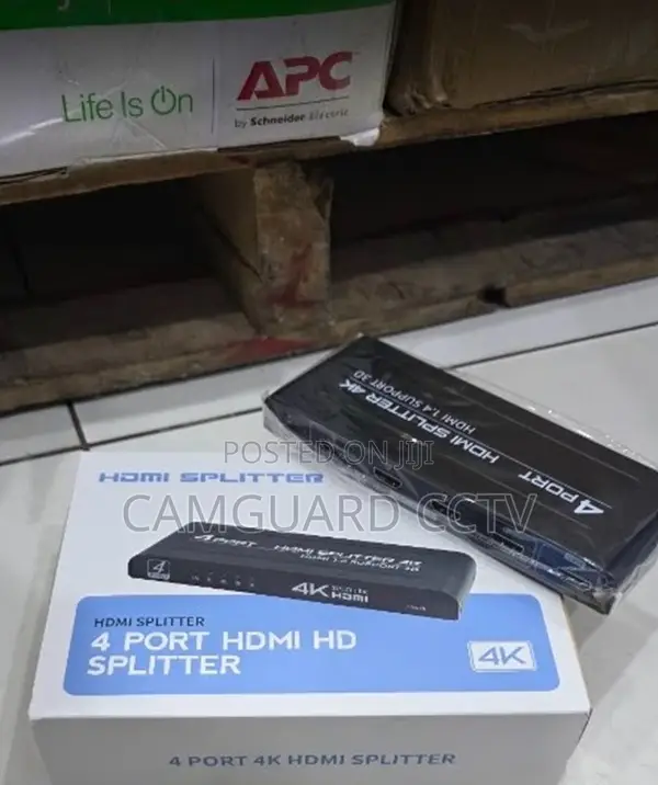 4-Port Hdmi Splitter 1 in 4 Out Audio Video
