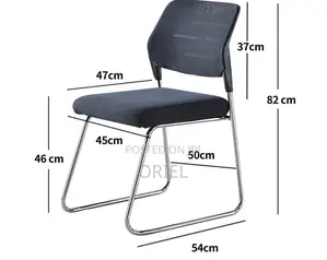 Office Chair : Mid-Back Office Waiting Mesh Chair