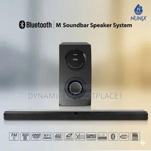 Nunix M7s Bluetooth Soundbar Speaker System With Subwoofer