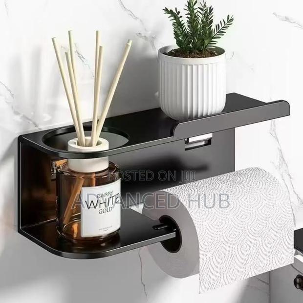 Exqusite Design Wall Mounted Toiket Paper Holder With Shelf