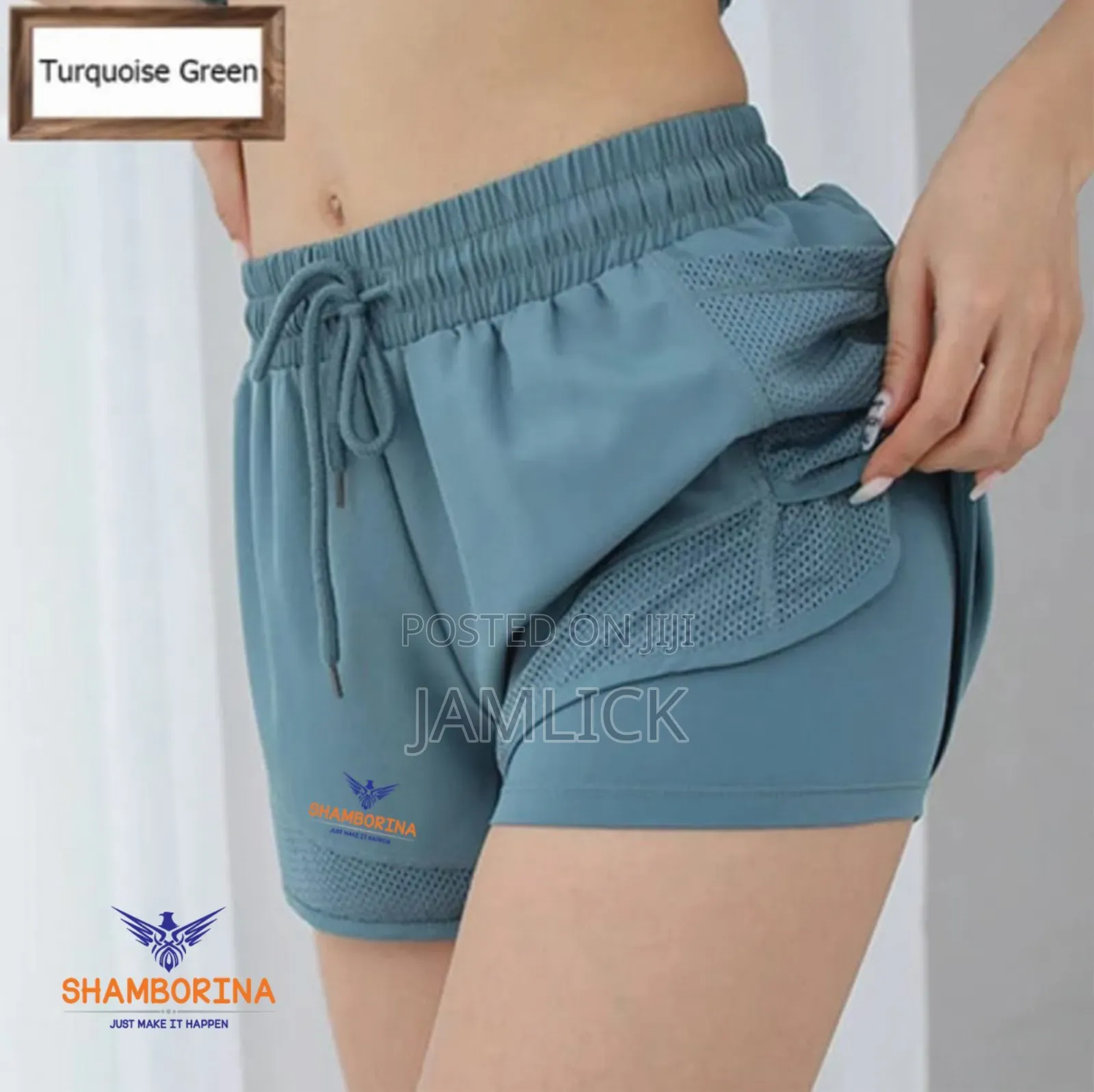 2-in-1 Women’S Gym Shorts –Sh