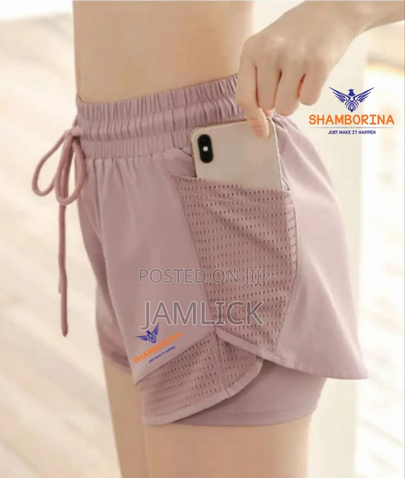 2-in-1 Women’S Gym Shorts –Sh