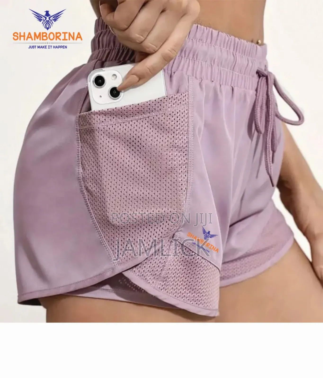2-in-1 Women’S Gym Shorts –Sh