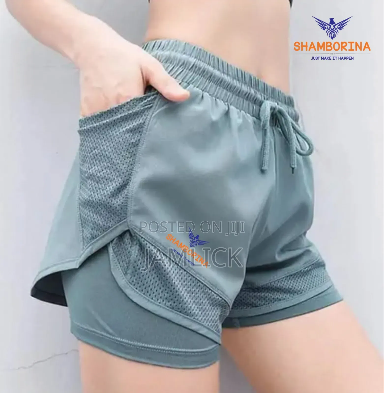2-in-1 Women’S Gym Shorts –Sh