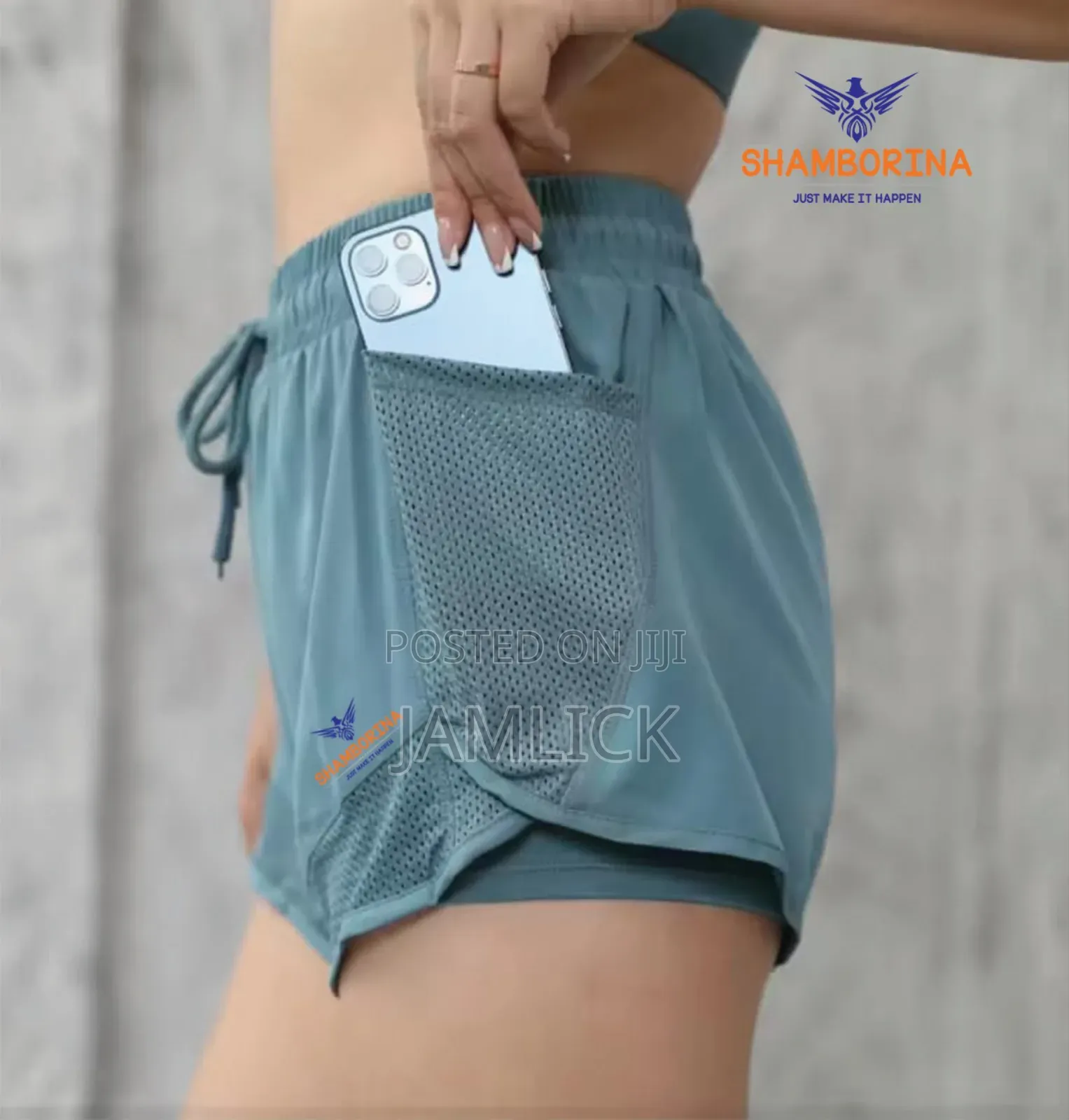 2-in-1 Women’S Gym Shorts –Sh