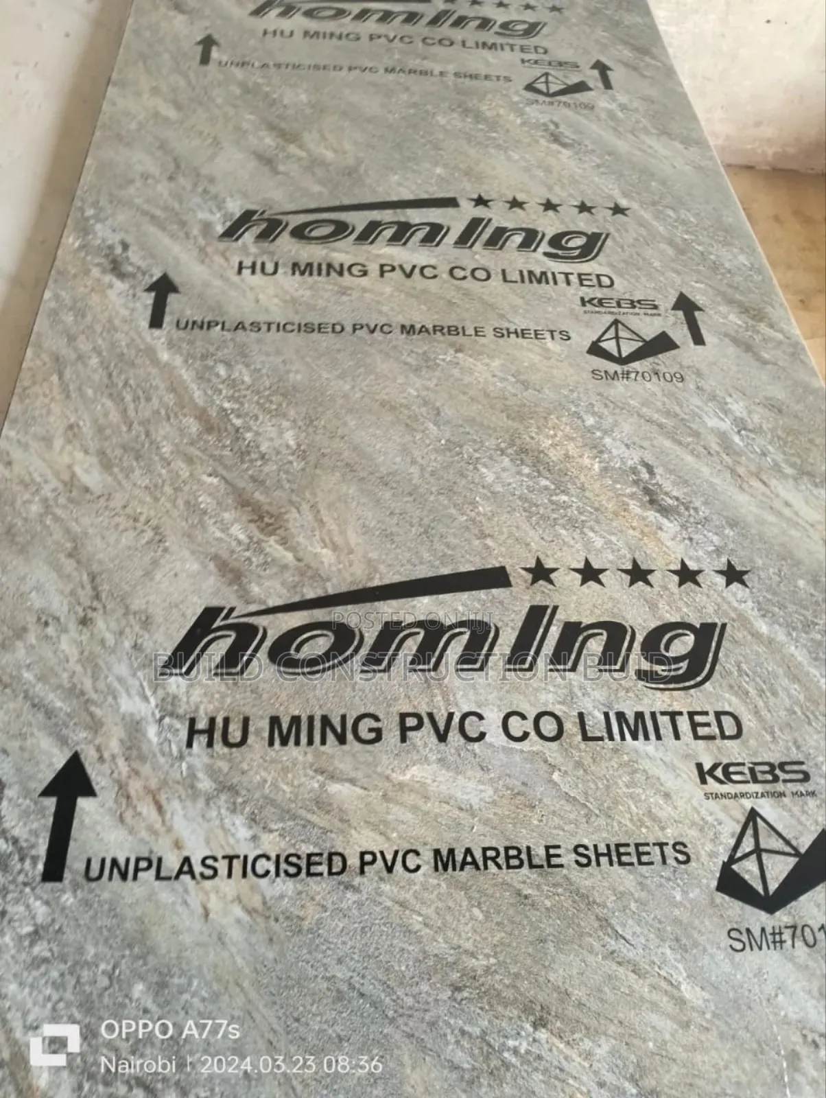 High Density PVC Marble Sheet Suppliers in Kenya.