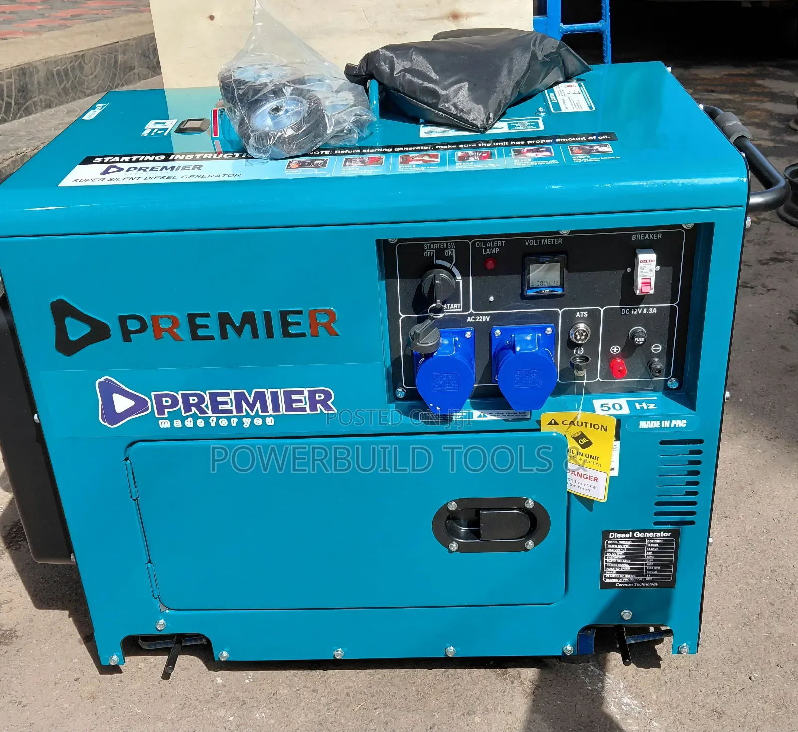 Premier 12kva Pm11000se Single Phase Diesel Generator