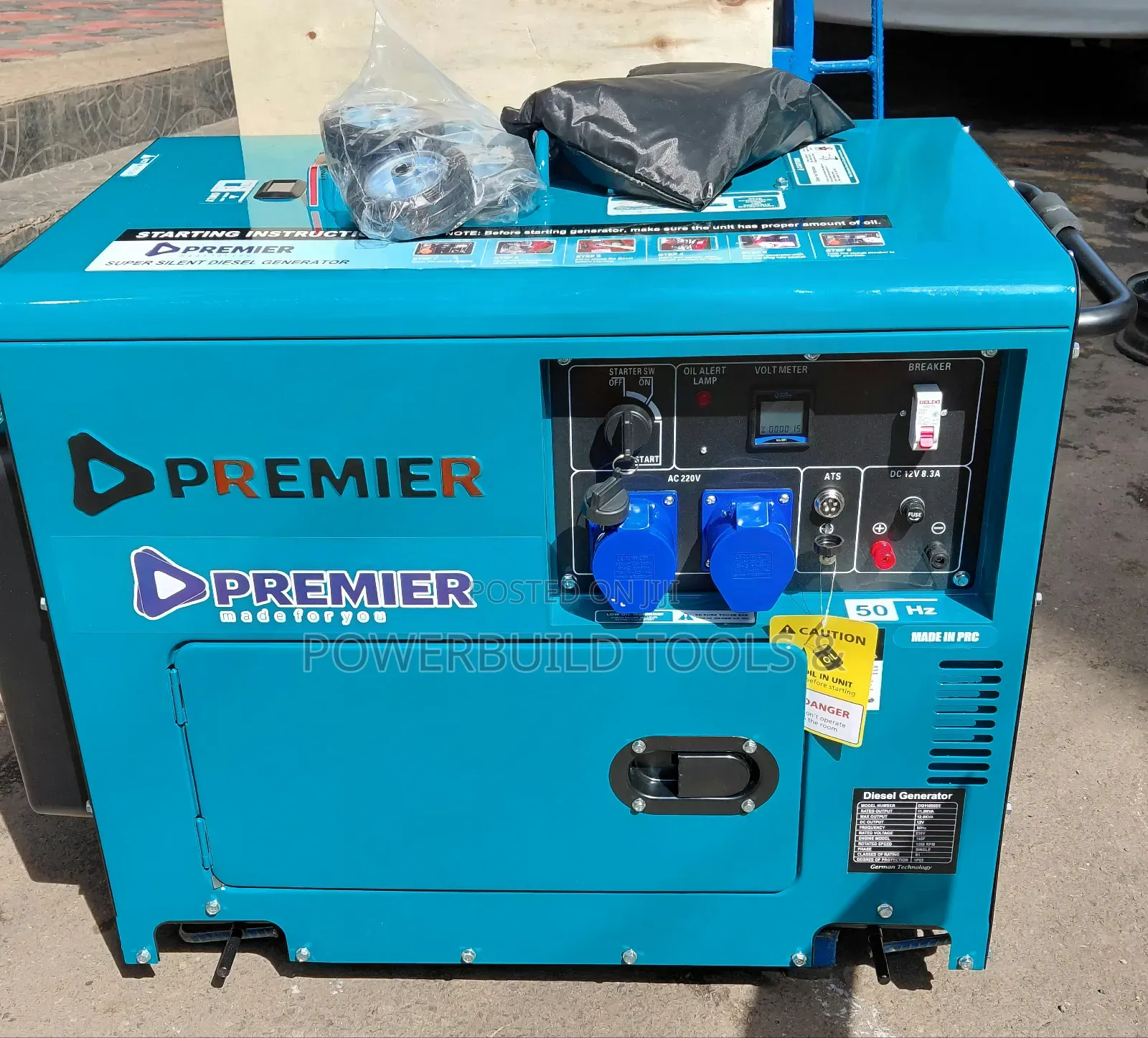 Premier 12kva Pm11000se Single Phase Diesel Generator
