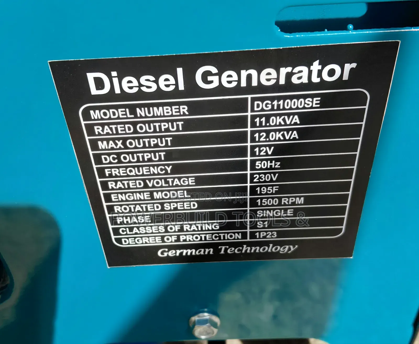 Premier 12kva Pm11000se Single Phase Diesel Generator