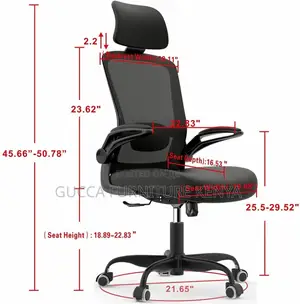 Ergonomic Home Desk Chair With Flip Arms