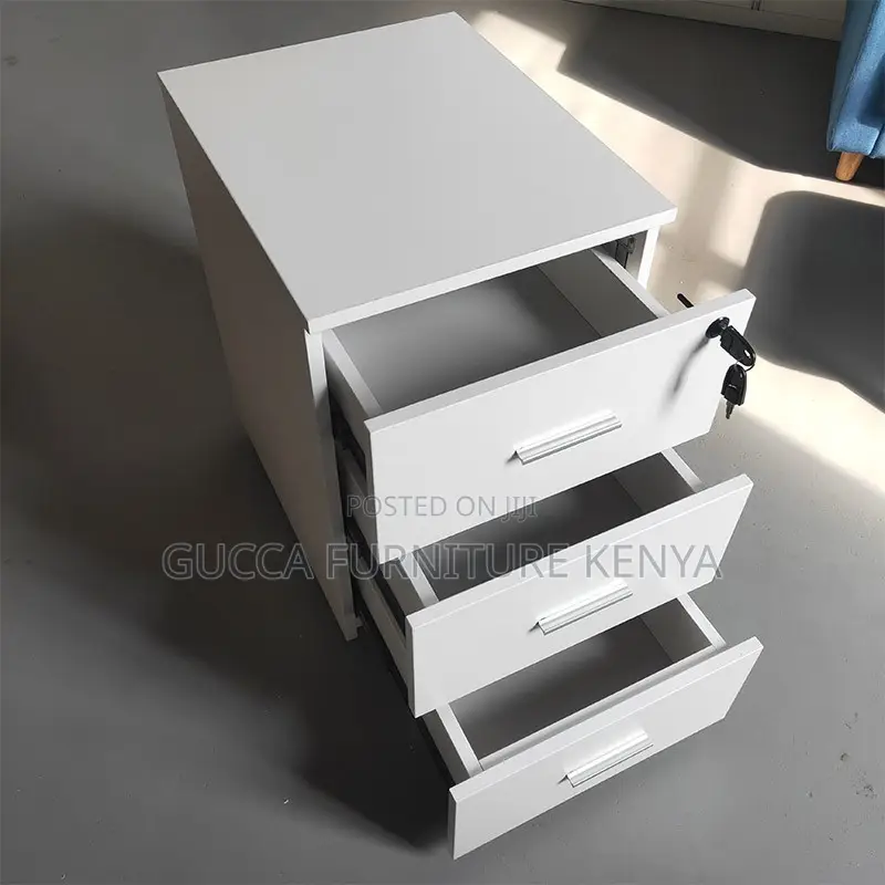 Customized Mobile Pedestal With 3-Drawers