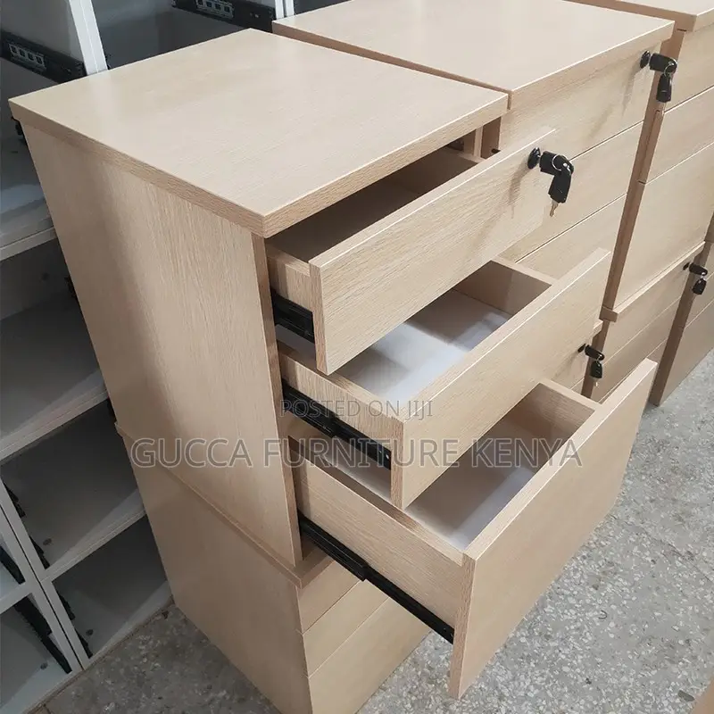 Customized Mobile Pedestal With 3-Drawers