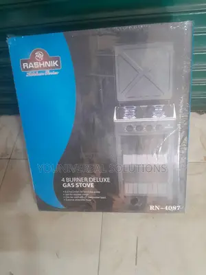 4 Burner Standing Gas Stove With Shelves