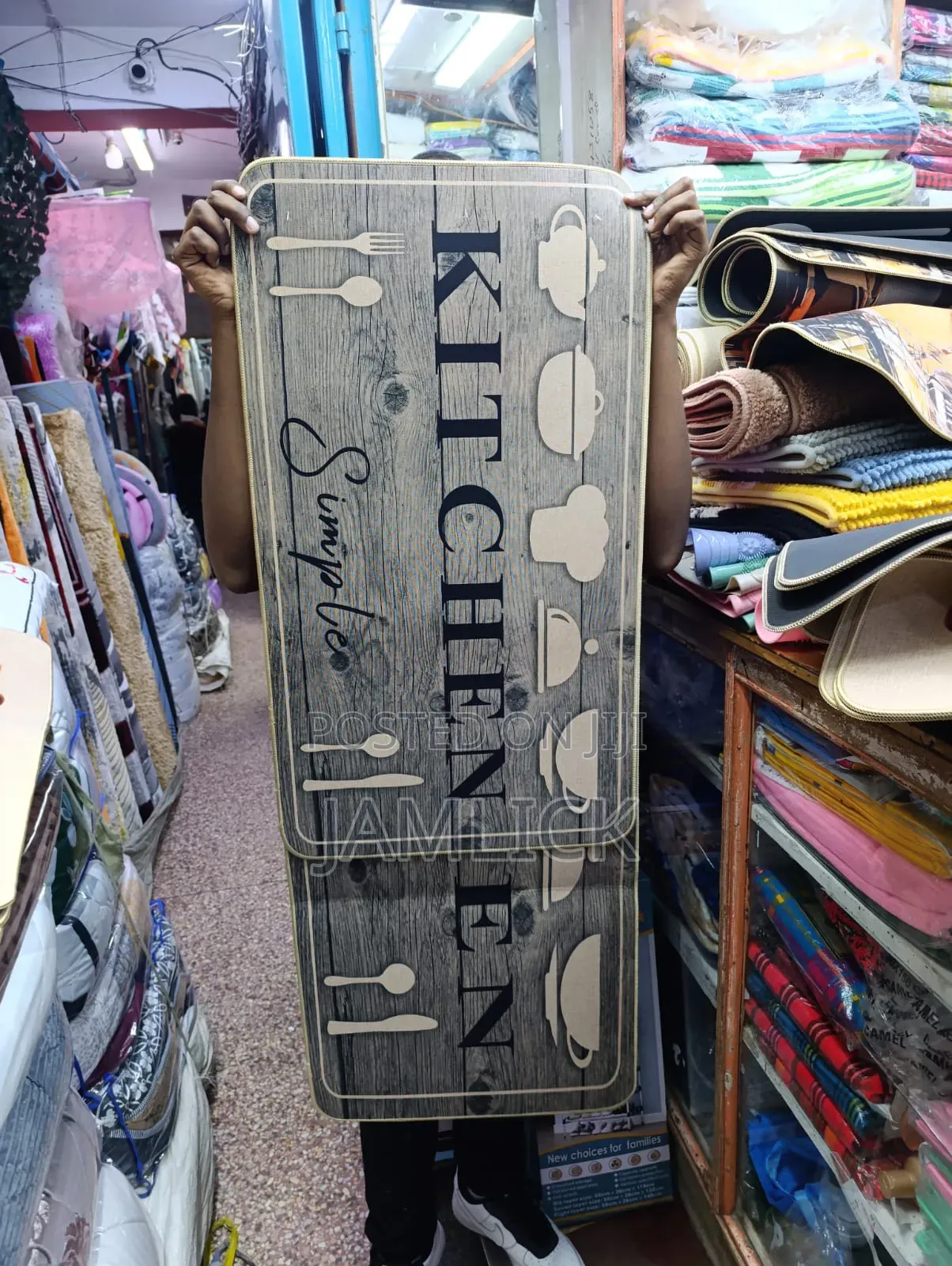 2-PCS Kitchen Mats Set –Rh