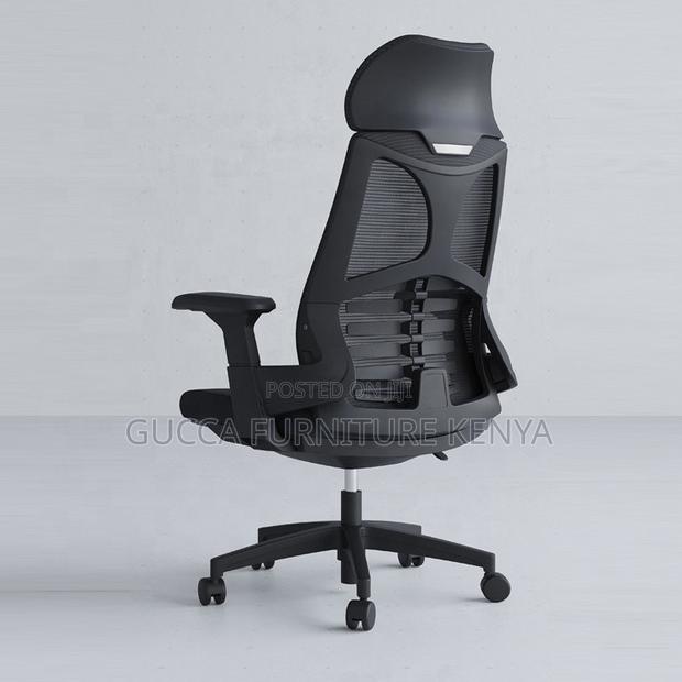 Ergonomic Swivel Study Office Chair With Arms - thumbnail 5