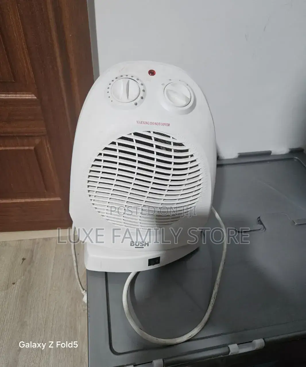 Bush 2.4kw Upright Oscillating Fan Heater.
