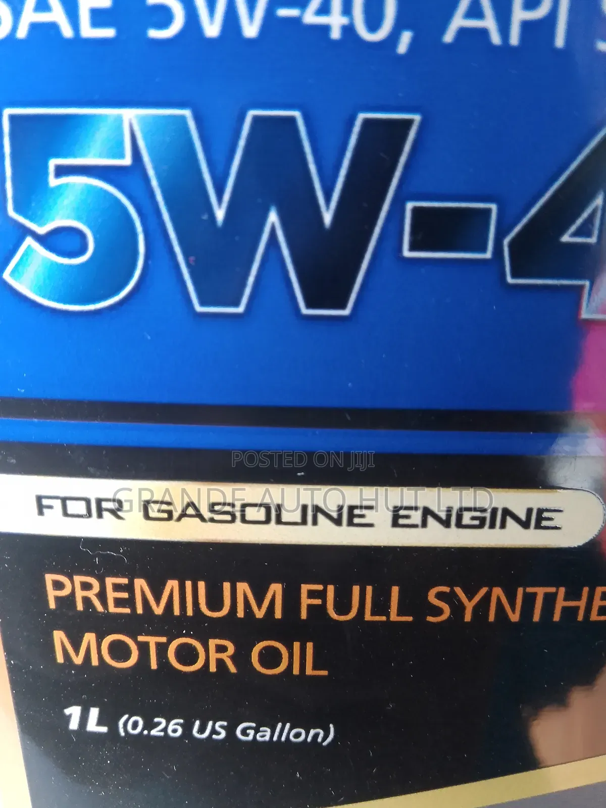 5w-40 Full Synthetic 1litre Engine Oil (Hlmando Brand)