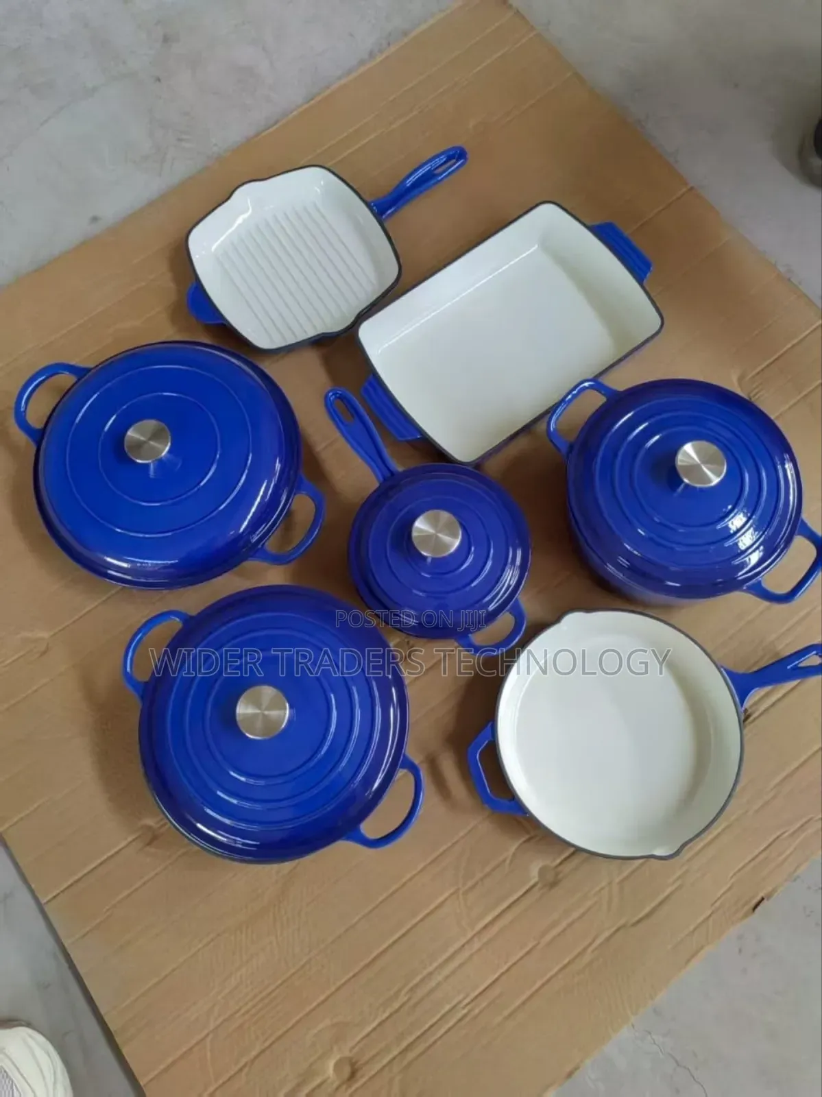 11pcs Raw Cast Iron Cookware