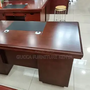 120cm Mahogany Writing Desk With Drawers