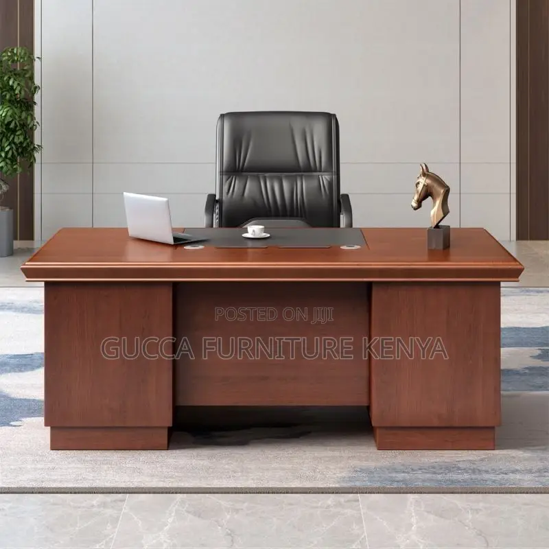 120cm Mahogany Writing Desk With Drawers
