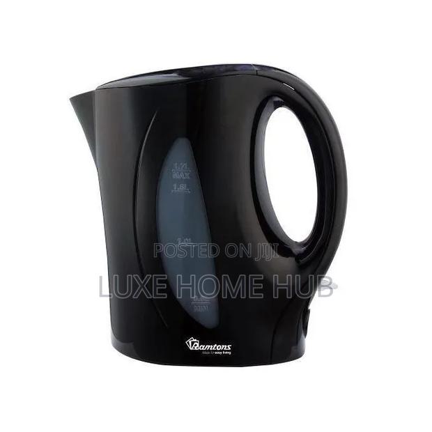 Black Ramtons 1.7l Corded Electric Kettle (Model Rm/594).