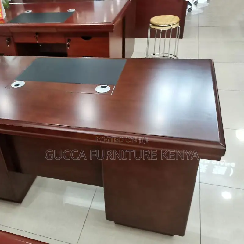 120cm Mahogany Writing Desk With Drawers