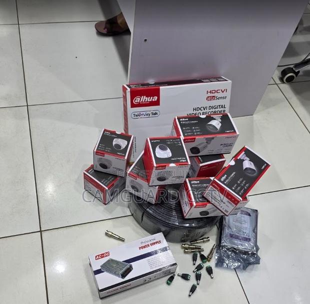 CCTV Set Dahua New 4 Channel Full Set Hd CCTV Four Camera Kit