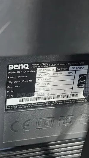 Benq Pd2700u 27- Inch Uhd SRGB Hdr10 Designer Monitor