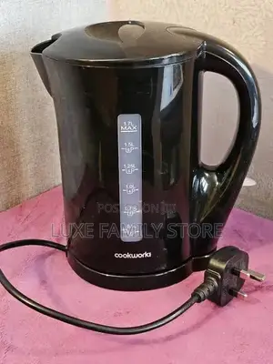 Cookworks Black 1.7l Electric Kettle.