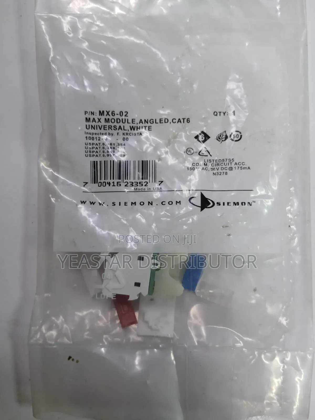 Siemon Cat6 Rj 45 Module