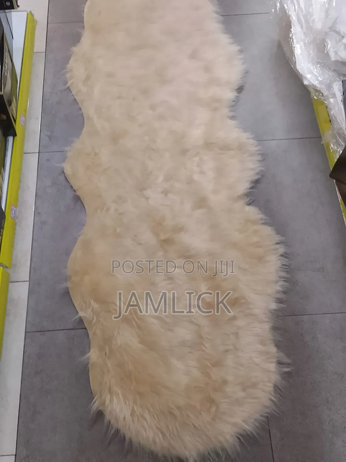 Faux Fur Bedside Mats – 60×180 Cm –Cd
