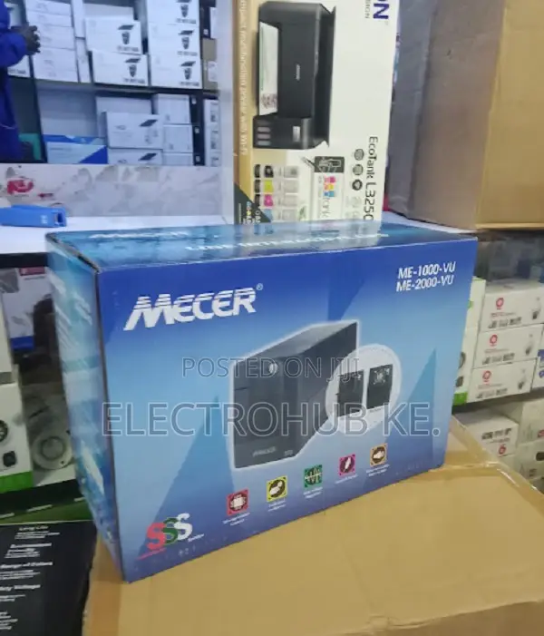 Mecer 1000va Line Interactive Ups |600w |Automatic Voltage Regulation