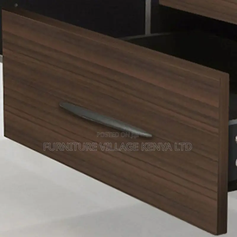 Office Desk;L-Shape Wooden Executive Desk With Locking Drawer