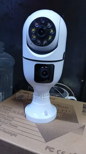 Bulb Spy Camera Dual Lense