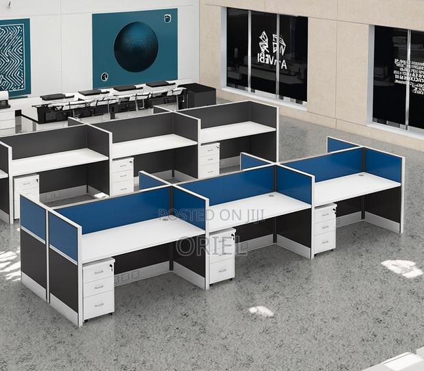 Office Workstation : 6-Way Office Working Collaborative Workstation - thumbnail 2