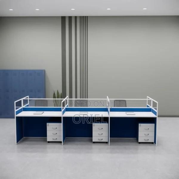 Office Workstation : 6-Way Office Working Collaborative Workstation - thumbnail 4